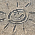 Solar Sun Energy in Sand